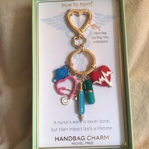 NEW ~ Nurse Theme Handbag Charm